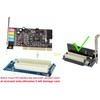 Sintech PCI-E Express X1 to Dual PCI Riser Extender Card