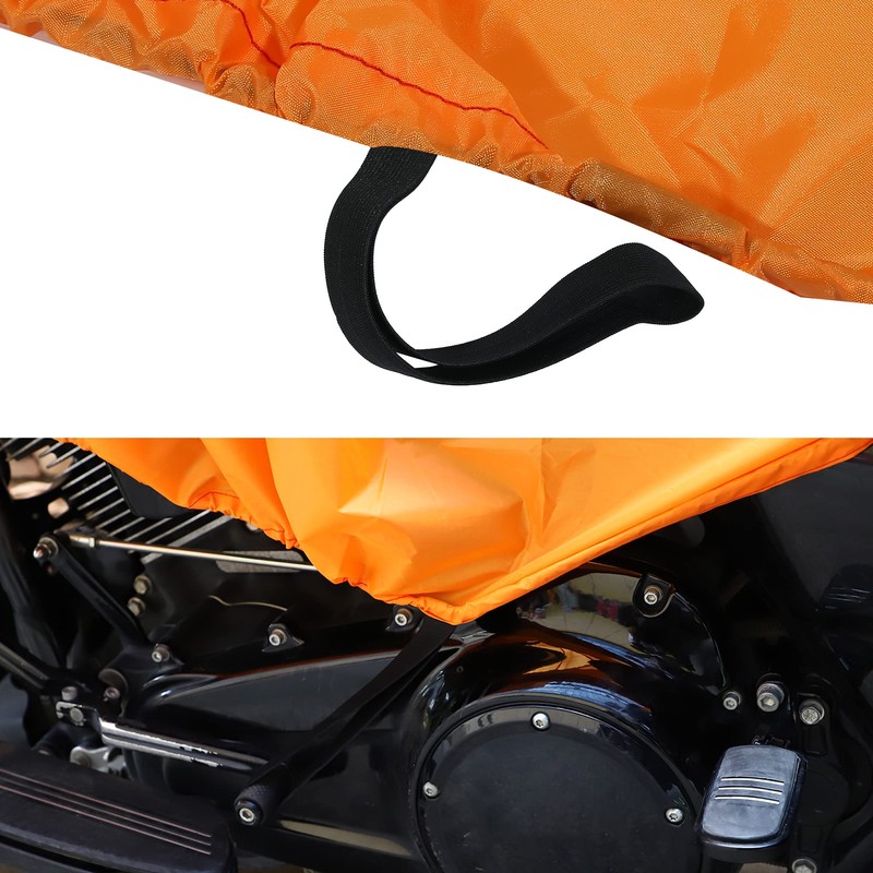 X AUTOHAUX Motorcycle Cover Lightweight Half Cover Outdoor Waterproof Rain