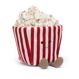 Jellycat Amuseables Popcorn Stuffed Toy, 8.5 inches - Food Plush - Fun Gift Idea