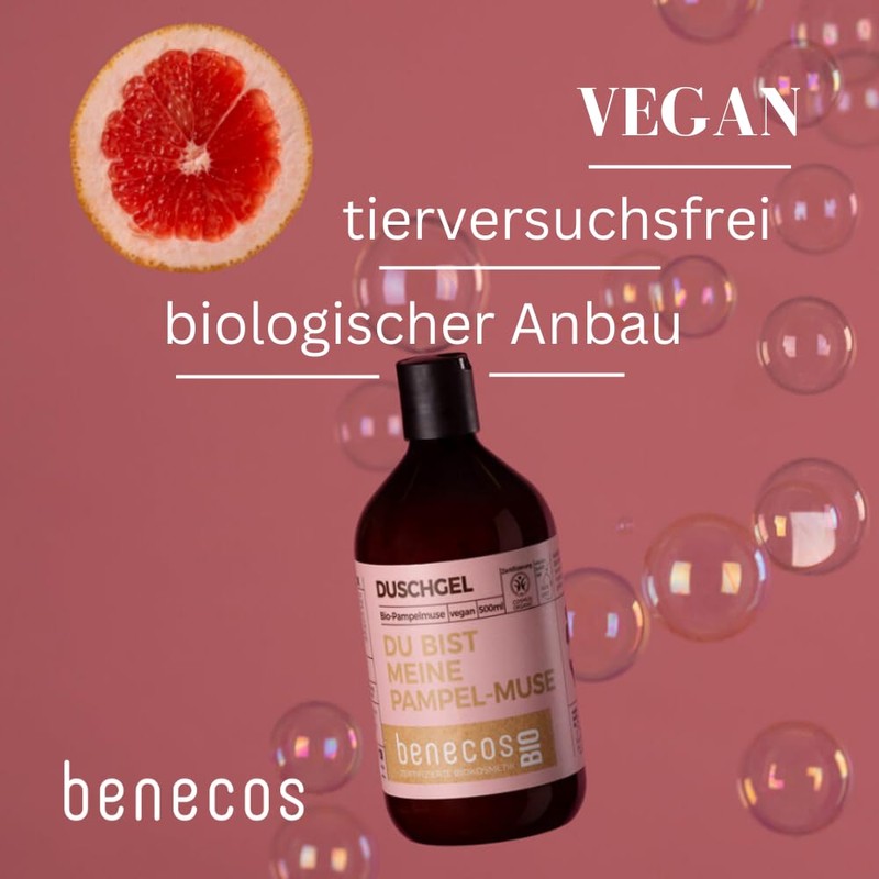 benecos Organic Shower Gel Lavender Holiday in Provence Vegan Recycled