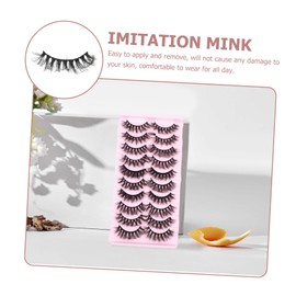 Ipetboom 10 Pairs 8D Faux False Eyelashes for a Natural Look Lightweight & Comfortable Fake Lashes Extensions for Women for Everyday Wear