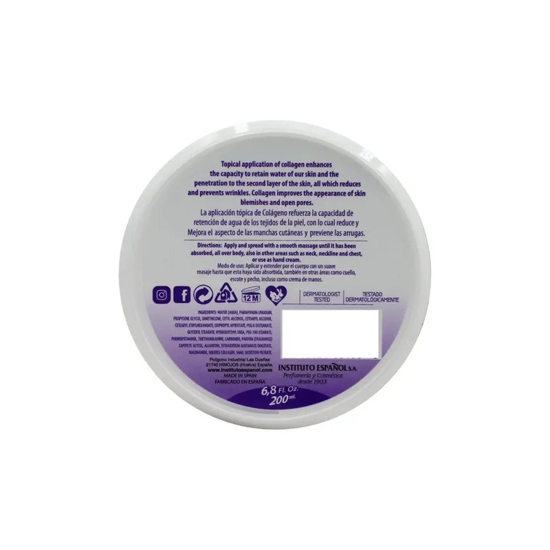 Crema Regenera Con Colageno Inst. Español 3pack 200ml