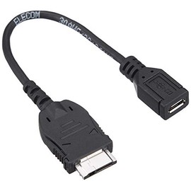 erekomu MicroB – FOMA SoftBank Conversion Cable 0.1 m Black MPA – mbfsbk