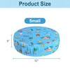 Docuwee Round Pool Cover 32", Foldable Kiddie Solar Cover Fit