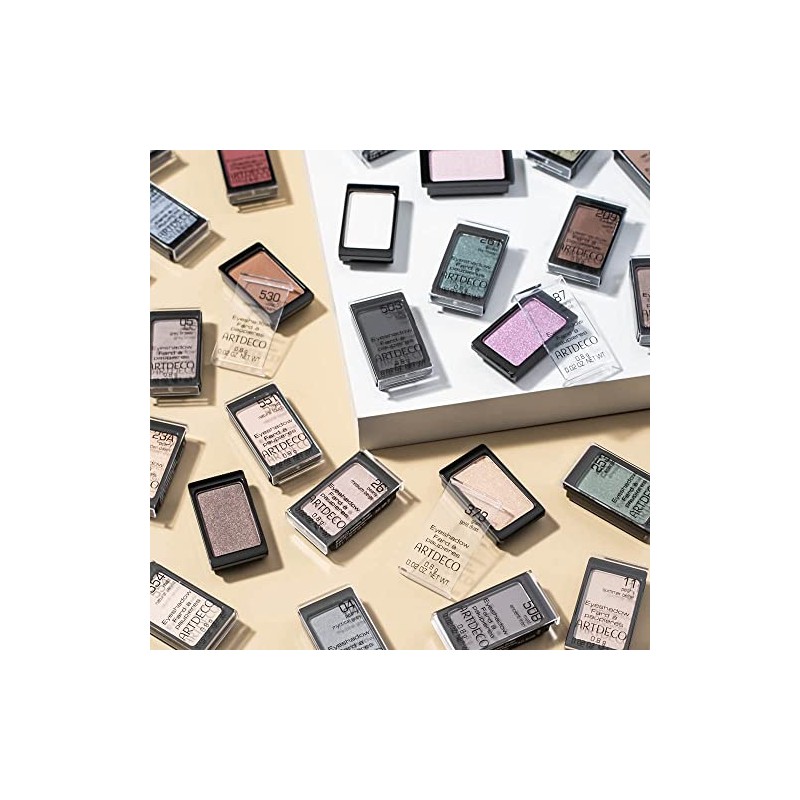 ARTDECO Eye Shadow - Colour-Intensive Long-Lasting Eye Shadow Silver, White,