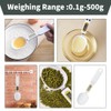 Báscula digital de cocina, precisión de 500 g/0,1 g, con