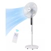 PELONIS 16" Oscillating Pedestal Stand Up Fan | Adjustable Height