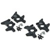 RPM Front & Rear Bulkhead Set Black for Traxxas T-maxx