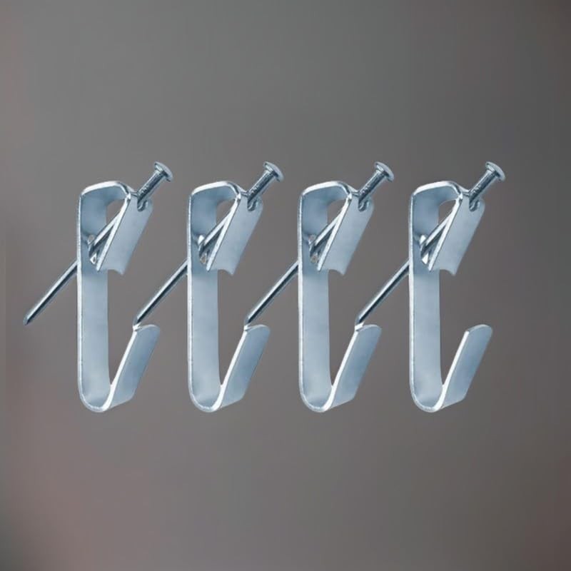 MINGZE 25 Pack Picture Hanger Hooks with Nails, Supports up
