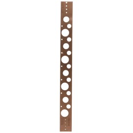 Jones Stephens B00-005 Flat Copper Pipe Bracket, 1/2-1-Inch x 20-Inch