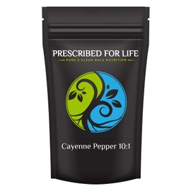 Prescribed For Life Cayenne Pepper Powder 10:1 | Ground Red Pepper for Cooking and Seasonings | Naturally Rich in Antioxidants | Gluten Free, Vegan, Non-GMO, Soy Free (2 oz / 56 g)
