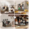Kssiaz Kssiaz Coffee Station Organizer for Countertop, Wood Coffee Bar
