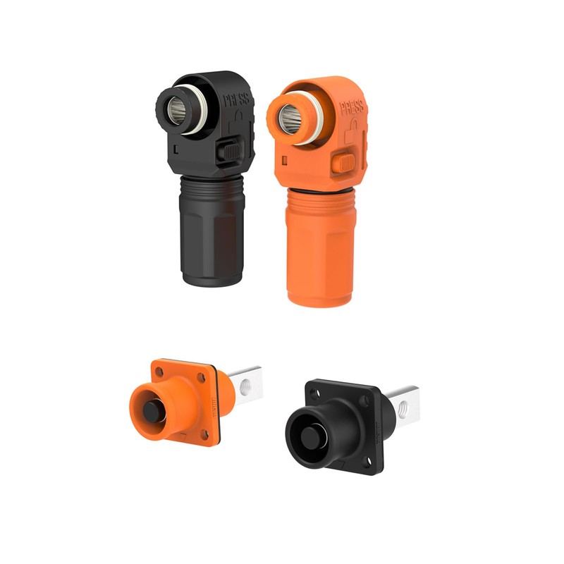 1 Set Battery Energy Storage Connector, 100A 16mm² High Current