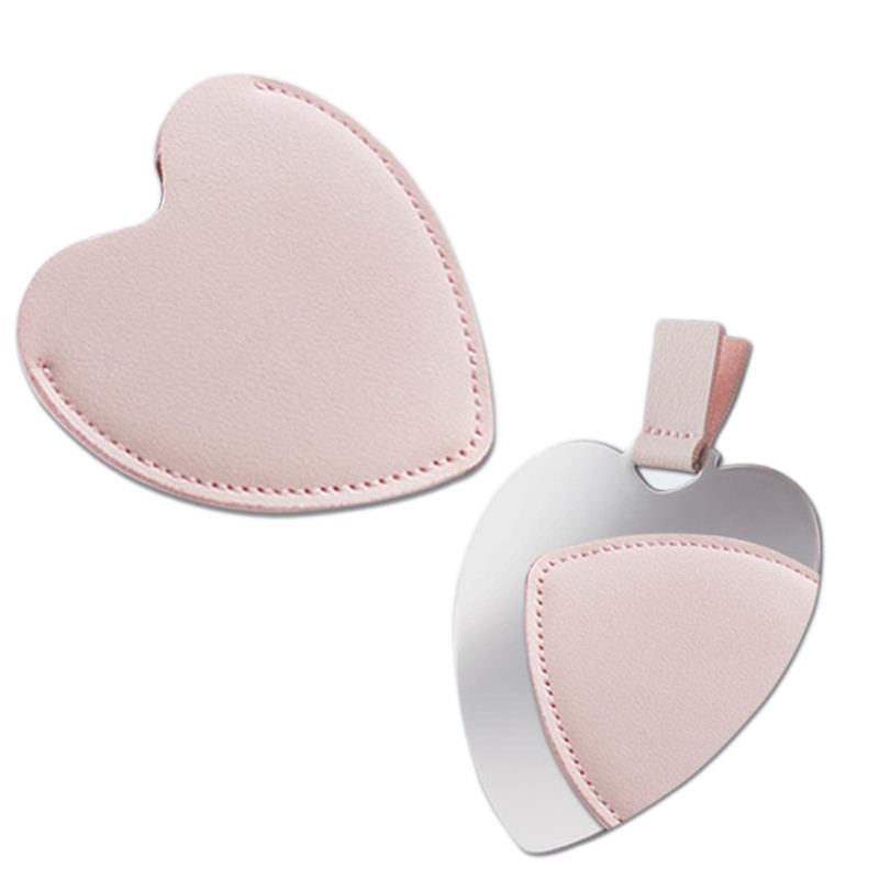 Eabdice Pack of 4 Mini Compact Mirrors, Portable Hand Mirrors,