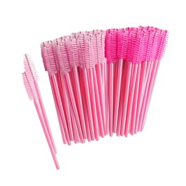 Disposable Eyelash Brushes Eyelash Brushes Set of 100 Eyebrow Brushes Screw Brushes Eye Makeup Eyelash Extensions Eyelash Brushes Screw Brushes Portable and Convenient for Beginners Practice
