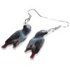 DUOWEI Cute Acrylic Parrot Earrings Dangle for Women Birds Accessories