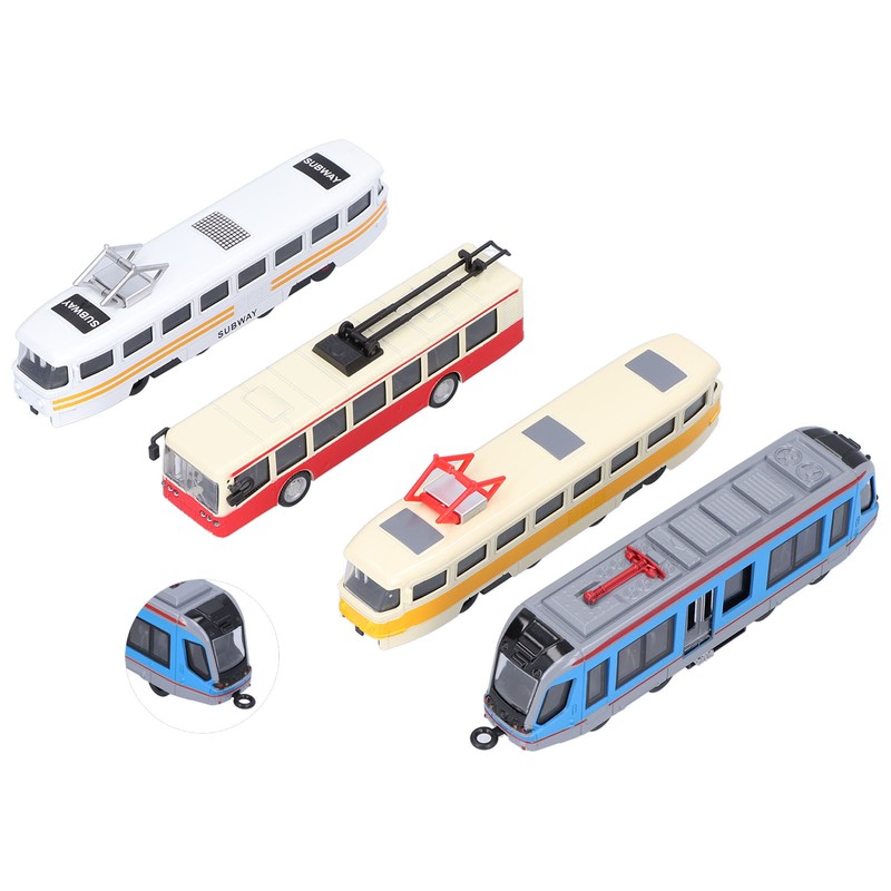 HighSpeed Railway Bus Model PullBack Vehicle Collection Model Toy for