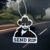 Send Rip Car Air Freshener, Black and White Design, 92.5