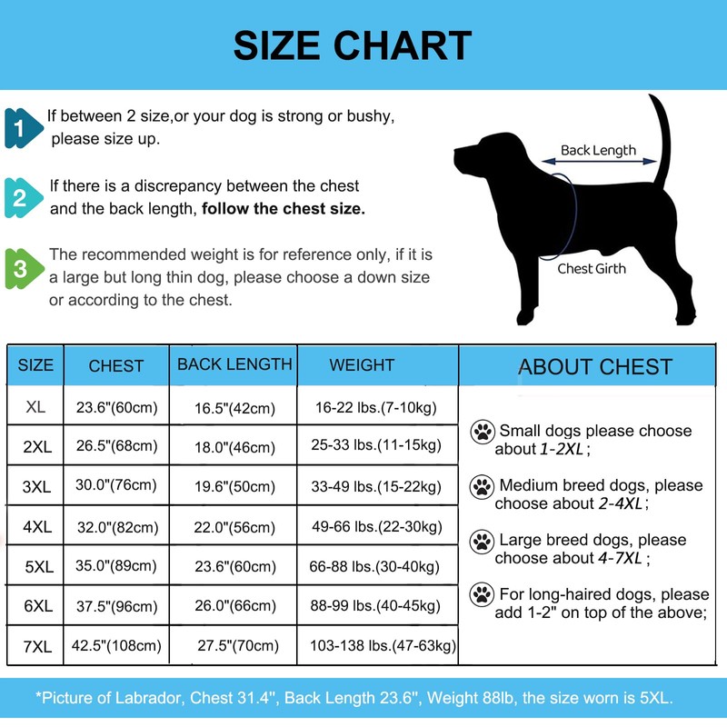 Dog Recovery Suit Full-Zipper After Post-Surgery Large Medium Dogs, Dog
