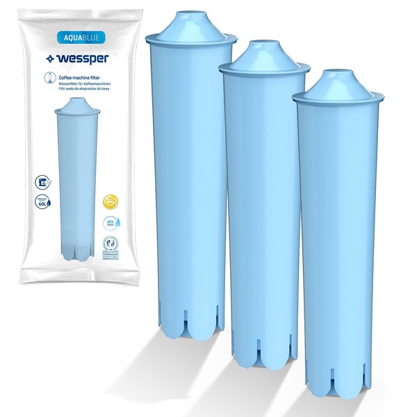 Wessper Cartucce filtro compatibili con il filtro Jura Blue, filtri per l'acqua per macchine da caffè Jura, compatibile con la serie ENA IMPRESSA