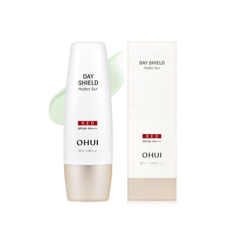 (eTV) O HUI Day Shield Perfect Sun Cream Red 50ml