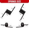 TRUCFUSION Trailer Ramp Spring 1 Pair Heavy-duty Trailer Coil Springs