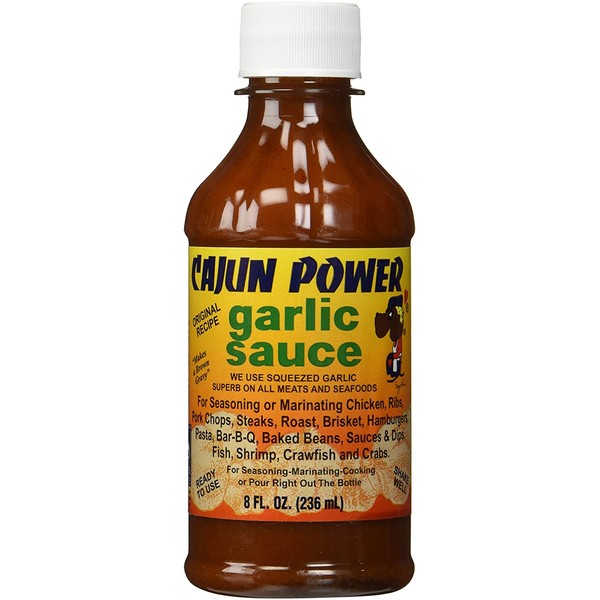 Cajun Power Sauce (Garlic Sauce, Original Recipe) 8 oz