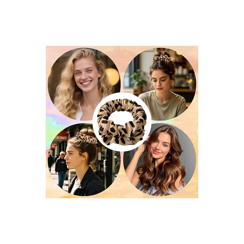 Rulos para Cabello Sin Calor Leopardo - Rizador de Cabello