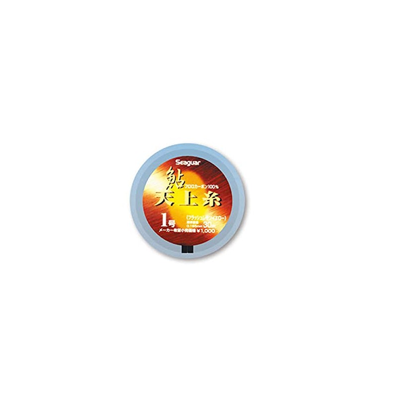 KUREHA SEAGUAR AYU TENJYOUITO 30m No.1.0 LEMON YELLOW [sporting goods]
