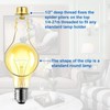 2 PACK Lamp Shade Light Bulb Clip Adapter, WEAVERBIRD Lamp