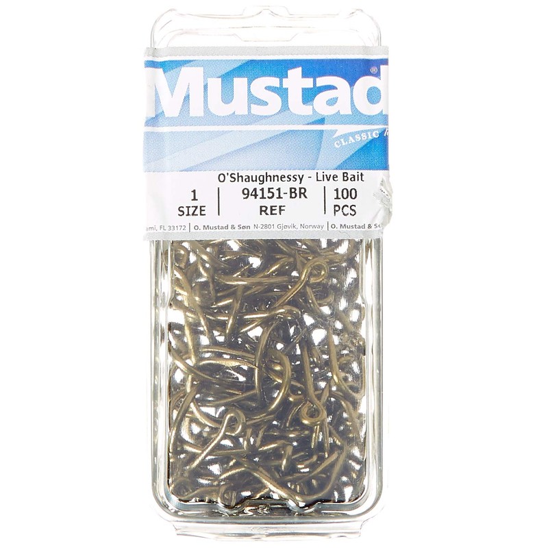 Mustad 3X Strong Point Bent in O'Shaughnessy Live Bait (100