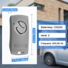 433.92 MHz Garage Door Handheld Transmitter, Replacement for ECOSTAR RSE2