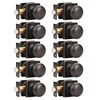 GOBEKOR 10 Pack Passage Door Knobs Keyless Interior Door Knobs