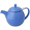 FORLIFE Curve Teapot with Infuser, 24-Ounce, Blue