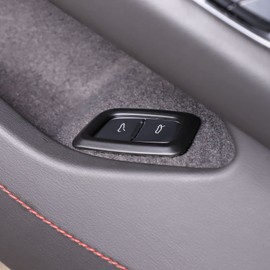 TOYCIDFG Car Dashboard Side Button Cover Trim for C8 Corvette 2020-2024 Rear Trunk Button Decor Frame (Matte black)