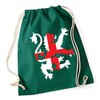 Hippowarehouse Football lion england flag Drawstring CottonSchool Gym Bag 37cm