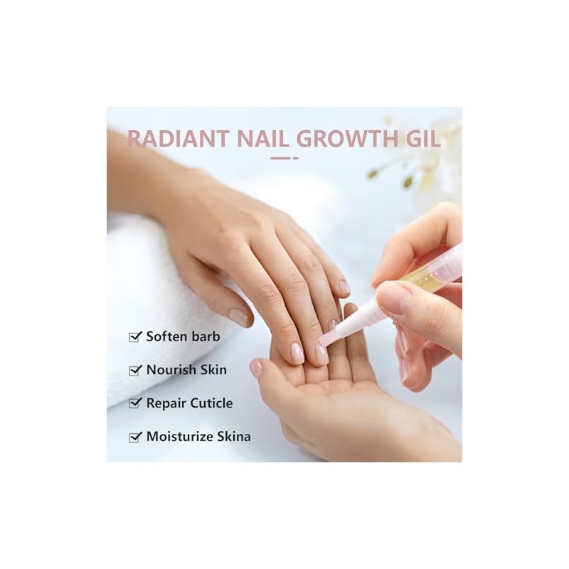  4PCS Cuticle Oil Pen Nail Growth and StrengthenerNail Growth