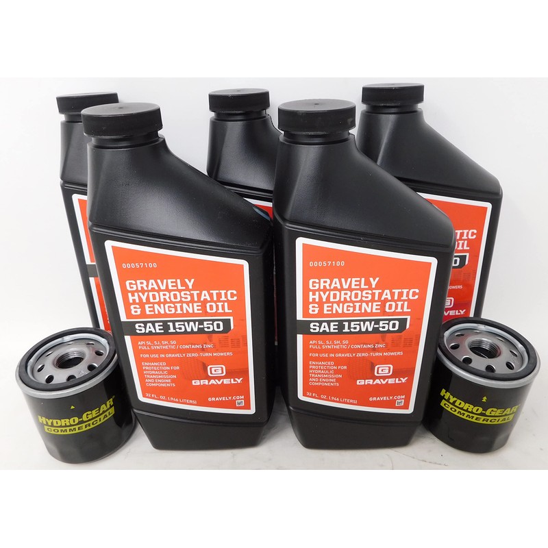 Gravely 5-Quart Hydro Change Kit w/Filters