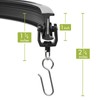 KXLIFE Rodillos negros para riel de cortina de techo flexible,