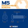 M5 x 8 mm Rounded Head Screws with Hexagon Socket