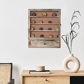 LITAITAI Large Shadow Box 16x20, 3.3Inch External Depth Extra Large Shadow Box Frame with Door and Metal Lock for Keepsake Photos Tickets Flowers Bouquet Memorial,Butterfly Display case (White)