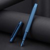 Hongdian Dark Blue Forest Fountain Pen Extra Fine Nib Classic