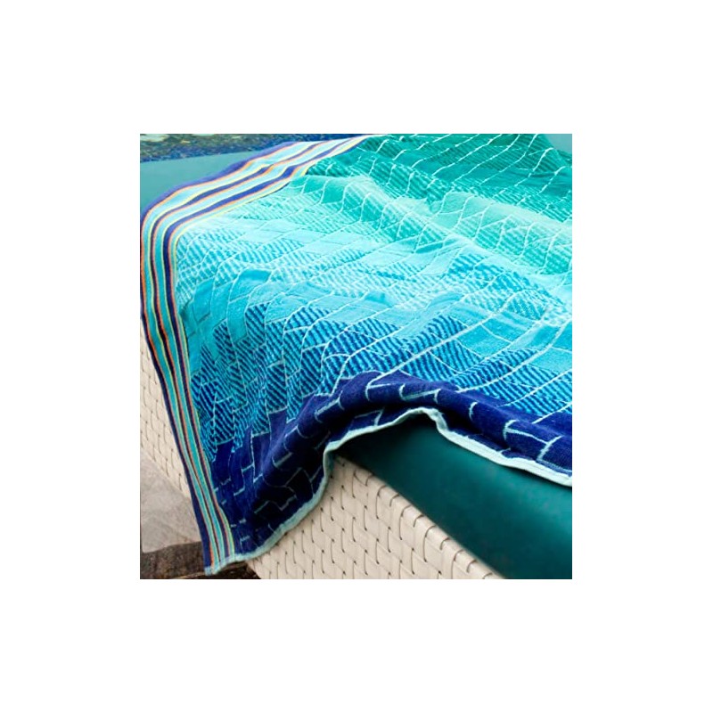 COTTON CRAFT Oversized Luxury Beach Towels - 2 Pack