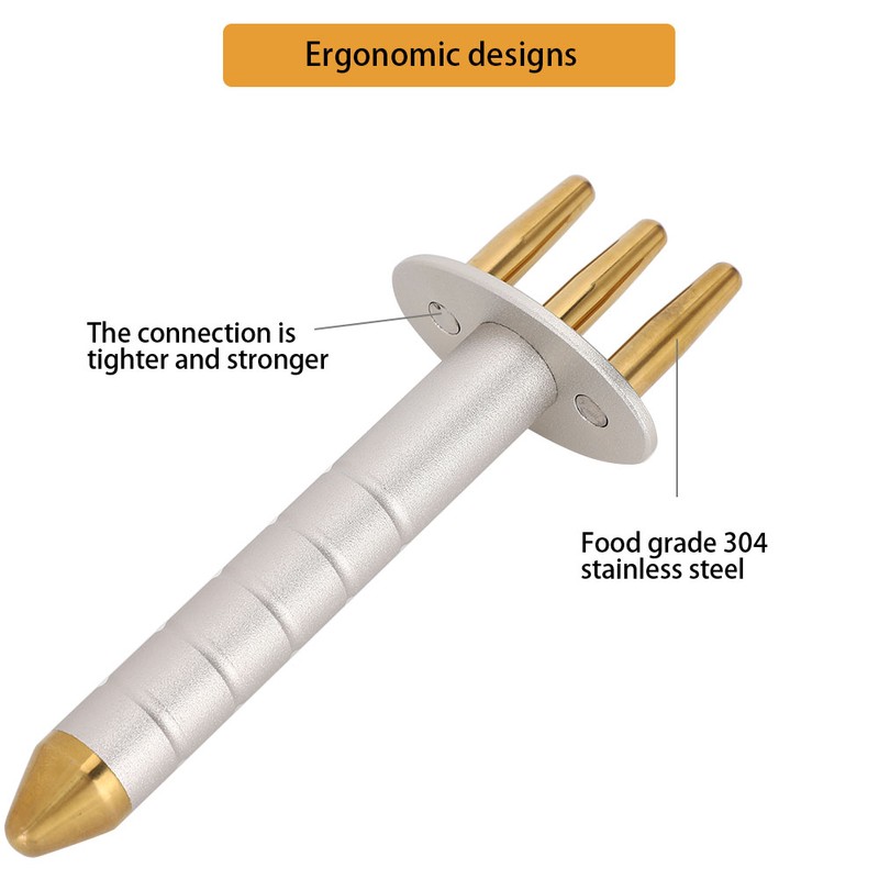 Lymphatic Acid Drainage Pen 3 Fork Meridians Massager Beauty Massage