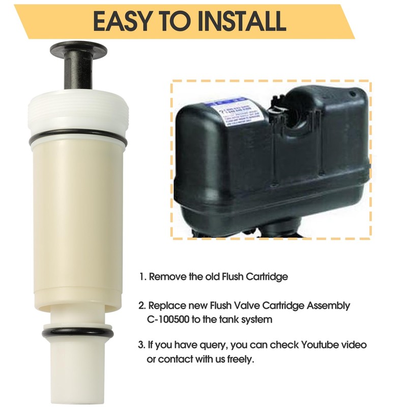 Upgraded C-100500-K C-100500-Kit Flush Valve Cartridge Assembly Kit for m-101526-f3