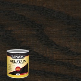 Minwax Gel Stain for Interior Wood Surfaces, Quart, Black