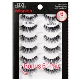Ardell Ardell false eyelashes demi wispies black, 1 pack (5 pairs per pack)