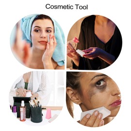 FOMIYES 30pcs Makeup Powder Puff Beauty Sponges for Wet Dry Use Versatile Cosmetic Accessories for Foundation Blush and Application Each