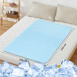 DAWNTREES 2 Pack Reusable Underpads Large 150x100cm,Cooling Waterproof Bed Pad ,Washable Heavy Absorbency for Adults, Kids, Pets