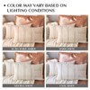 AELS 12x20 Decorative Farmhouse Linen Throw Pillow Covers, Boho Rectangle